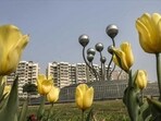 Earlier in the week, Delhi had seen four days of moderate air, but after pollution levels rose to the “poor” zone on Thursday. (PTI) Earlier in the week, Delhi had seen four days of moderate air, but after pollution levels rose to the “poor” zone on Thursday. (PTI)
