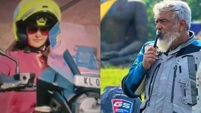 Ajith's Thunivu co-star Manju Warrier took inspiration from him. Ajith's Thunivu co-star Manju Warrier took inspiration from him.