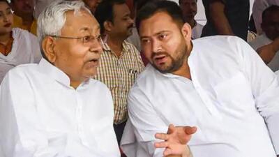 Bihar chief minister Nitish Kumar (left) and his deputy Tejashwi Prasad Yadav (right) (File Photo) Bihar chief minister Nitish Kumar (left) and his deputy Tejashwi Prasad Yadav (right) (File Photo)