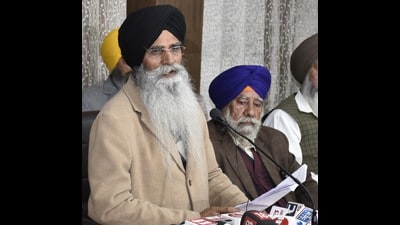 Dhami said the SGPC manages the gurdwaras under the Sikh Gurdwara Act 1925, while the Haryana government wants to seize control over the gurdwaras through police administration. (HT File Photo)