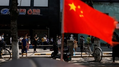 China's flag flutters near a testing site. (File/representational image) (REUTERS)