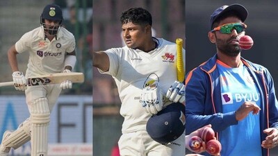 KL Rahul; Sarfaraz Khan; Suryakumar Yadav KL Rahul; Sarfaraz Khan; Suryakumar Yadav