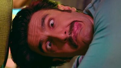 Ranveer Singh in a still from Cirkus. He has given such over-the-top expressions throughout. Ranveer Singh in a still from Cirkus. He has given such over-the-top expressions throughout.