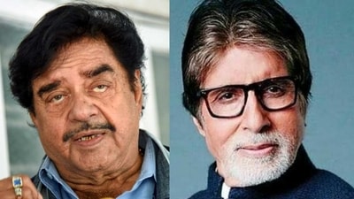 Shatrughan Sinha and Amitabh Bachchan have acted together in the films Kaala Patthar, Shaan, Dostana and Naseeb. Shatrughan Sinha and Amitabh Bachchan have acted together in the films Kaala Patthar, Shaan, Dostana and Naseeb.