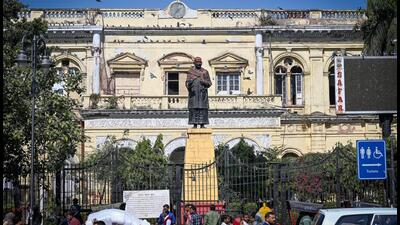 The Town Hall at Chandni Chowk as it stands today. (Sanchit Khanna/HT Photo) The Town Hall at Chandni Chowk as it stands today. (Sanchit Khanna/HT Photo)