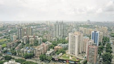 The realty boom has brought health clubs, BPOs and private banks to Dindoshi - Mumbai Suburb Skyline - Highrise Buildings - Developed area around Goregaon Filmcity Road Goregaon - HT PHOTO BY PUNEET CHANDHOK 18/08/09 - AUG09 2K9 The realty boom has brought health clubs, BPOs and private banks to Dindoshi - Mumbai Suburb Skyline - Highrise Buildings - Developed area around Goregaon Filmcity Road Goregaon - HT PHOTO BY PUNEET CHANDHOK 18/08/09 - AUG09 2K9