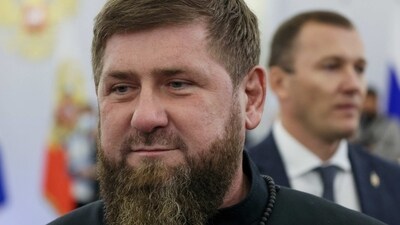 Russia-Ukraine War: Chechen leader Ramzan Kadyrov attends a ceremony in the Kremlin. (Reuters)