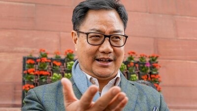 Union law minister Kiren Rijiju.