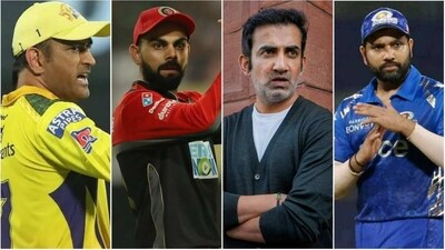 MS Dhoni; Virat Kohli; Gautam Gambhir; Rohit Sharma (File) MS Dhoni; Virat Kohli; Gautam Gambhir; Rohit Sharma (File)