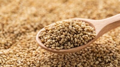 White sesame seeds are loaded with calcium and help boost bone health.&nbsp; (Unsplash)