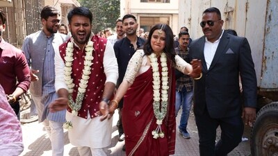 A section of AMU students is planning to host a wedding reception for Fahad Ahmad and Swara Bhasker inside the campus. A section of AMU students is planning to host a wedding reception for Fahad Ahmad and Swara Bhasker inside the campus.