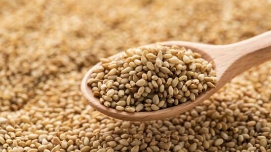 White sesame seeds are loaded with calcium and help boost bone health.&nbsp;(Unsplash)
