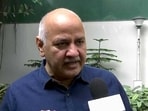 Delhi deputy chief minister Manish Sisodia. Delhi deputy chief minister Manish Sisodia.