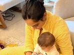 Sonam Kapoor and husband Anand Ahuja welcomed their son Vayu on August 20, 2022. Sonam Kapoor and husband Anand Ahuja welcomed their son Vayu on August 20, 2022.