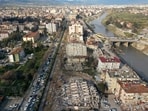 Turkey earthquake: An aerial view shows collapsed and damaged buildings following an earthquake in Hatay. (Reuters)