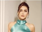 Kriti Sanon’s blue satin dress is a party wardrobe must-have Kriti Sanon’s blue satin dress is a party wardrobe must-have
