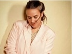 Neha Dhupia is an absolute fashionista. The actor keeps slaying fashion goals like a pro with snippets from her fashion diaries on her Instagram profile on a regular basis. Neha, a day back, shared a string of pictures of herself looking like the ultimate boss lady in a stunning formal ensemble. Check out her pictures here.