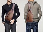 Sling bags for men make for a chic fashion accessory.