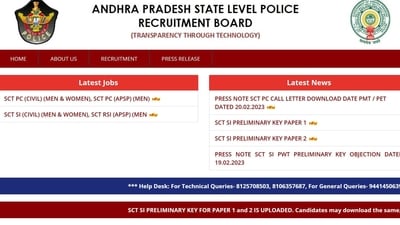 AP Police SCT PC PWT recruitment: PET/PMT admit card 2023 release date out AP Police SCT PC PWT recruitment: PET/PMT admit card 2023 release date out