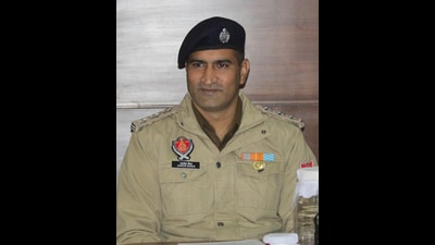 Amroz Singh is posted at crime investigation department (CID), Mohali. (HT Photo)