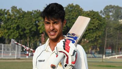 Cricketer Harnoor Singh at Guru Nanak Public School ground in Sector 36, Chandigarh. (Sanjeev Sharma/HT) Cricketer Harnoor Singh at Guru Nanak Public School ground in Sector 36, Chandigarh. (Sanjeev Sharma/HT)