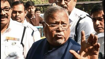 Former West Bengal education minister Partha Chatterjee was arrested by ED in connection with the case in July last year. (ANI) Former West Bengal education minister Partha Chatterjee was arrested by ED in connection with the case in July last year. (ANI)