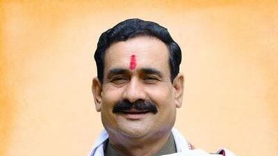 Home minister Narottam Mishra. (Twitter) Home minister Narottam Mishra. (Twitter)