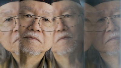Leiji Matsumoto Dies: Manga artist Leiji Matsumoto poses for portraits at the 70th edition of the Venice Film Festival. (AP File)
