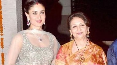Kareena Kapoor is Sharmila Tagore's daughter-in-law. Kareena Kapoor is Sharmila Tagore's daughter-in-law.