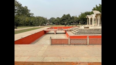 The park was last revamped in 2004 under the Urban Conservation Project Part-I. A (HT Photo) The park was last revamped in 2004 under the Urban Conservation Project Part-I. A (HT Photo)