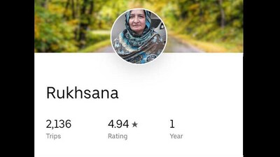 Woman Uber driver in Pakistan's Lahore. Woman Uber driver in Pakistan's Lahore.