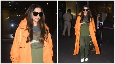 Deepika Padukone spotted at Mumbai airport on Monday. (Varinder Chawla) Deepika Padukone spotted at Mumbai airport on Monday. (Varinder Chawla)