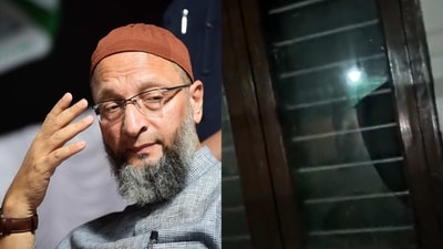 The AIMIM chief said it was the fourth such attack at his residence. The AIMIM chief said it was the fourth such attack at his residence.