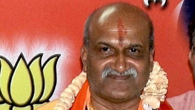 'Trap 10 Muslim women, if we...': Pramod Muthalik to Hindu men over 'love jihad' (PTI File Photo) 'Trap 10 Muslim women, if we...': Pramod Muthalik to Hindu men over 'love jihad' (PTI File Photo)