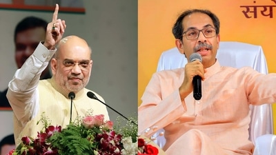 Union home minister Amit Shah and former Maharashtra chief minister Uddhav Thackeray. Union home minister Amit Shah and former Maharashtra chief minister Uddhav Thackeray.