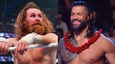 Sami Zayn; Roman Reigns (Twitter) Sami Zayn; Roman Reigns (Twitter)