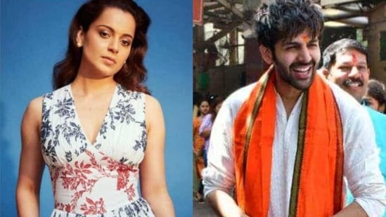 Kangana Ranaut has lauded Kartik Aaryan.