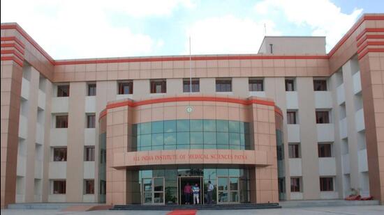 The AIIMS building in Patna. (HT Photo)