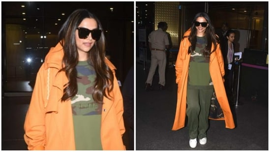 Deepika Padukone spotted at Mumbai airport on Monday. (Varinder Chawla)