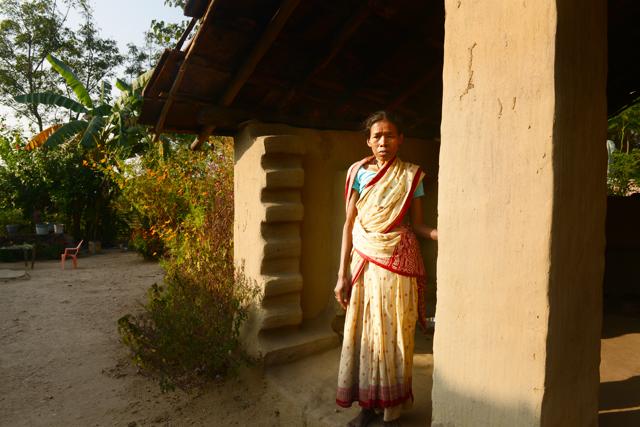 Phoolbani, who lives in the village of Jeevari in Jharkhand, was accused of being a witch and tortured. Her husband was also killed. (Ramesh Pathania/HT Photo)