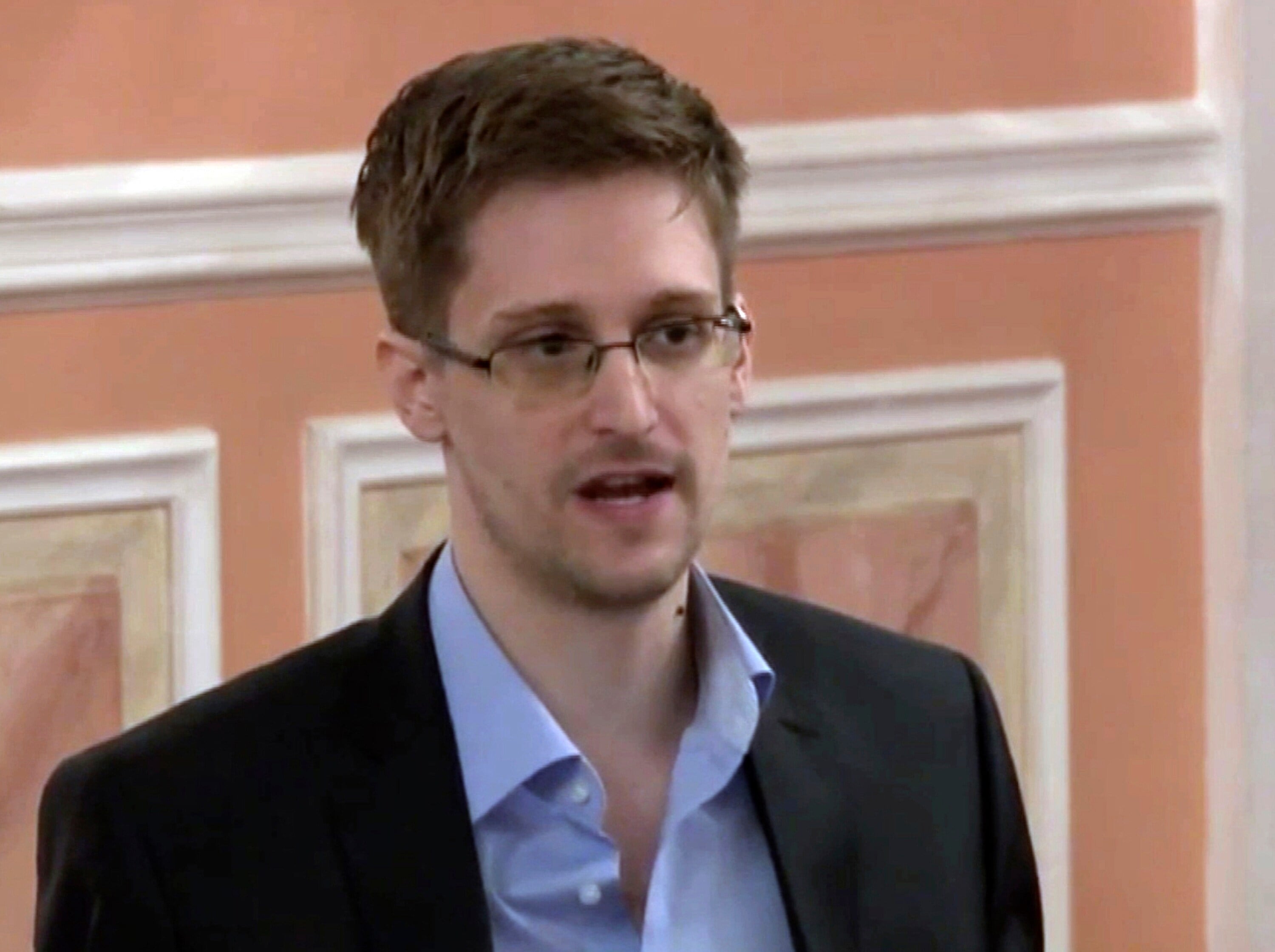 Edward Snowden had fled the US after leaking secret National Security Agency files in 2013 and was given asylum in Russia last year. Edward Snowden had fled the US after leaking secret National Security Agency files in 2013 and was given asylum in Russia last year.