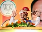 BJP National President JP Nadda addresses a gathering in Udupi on Monday. (ANI Photo) BJP National President JP Nadda addresses a gathering in Udupi on Monday. (ANI Photo)