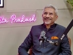 External Affairs Minister Dr. S Jaishankar speaks to the Asian News International (ANI) Editor, Smita Prakash(not in frame) during an interview, in New Delhi on Tuesday. 