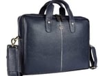 Office bags for men should be large enough to accommodate a laptop as well as small items.      