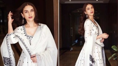 Aditi Rao Hydari always manages to delight followers with her impeccable sartorial choices. Whether she is attending a red carpet-event or promoting her films, Aditi always picks the best ensembles. And her recent look for the promotions of her latest television series is proof. (Instagram) Aditi Rao Hydari always manages to delight followers with her impeccable sartorial choices. Whether she is attending a red carpet-event or promoting her films, Aditi always picks the best ensembles. And her recent look for the promotions of her latest television series is proof. (Instagram)