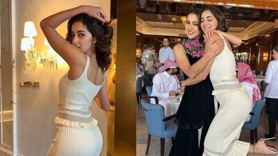 Ananya Panday and Sara Ali Khan are both vacationing in Doha, Qatar. Ananya Panday and Sara Ali Khan are both vacationing in Doha, Qatar.
