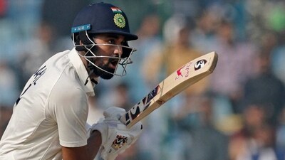 India's KL Rahul in action during the 2nd Test against Australia at Delhi (REUTERS)