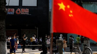 China-Russia Relations: A China's flag flutters. (Reuters)