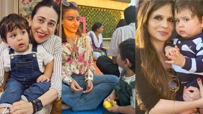Karisma Kapoor, Soha Ali Khan, and Saba Ali Khan wished Jehangir Ali Khan on his second birthday. Karisma Kapoor, Soha Ali Khan, and Saba Ali Khan wished Jehangir Ali Khan on his second birthday.