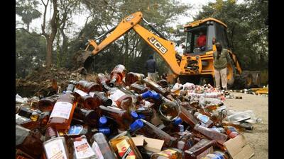 Liquor prohibition in Bihar was imposed by the Nitish Kumar government in April 2016. (HT Photo) Liquor prohibition in Bihar was imposed by the Nitish Kumar government in April 2016. (HT Photo)